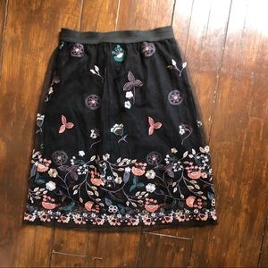 Elena Baldi Embroidered Skirt